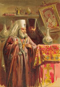 Zeremonien der griechischen Kirche von English School